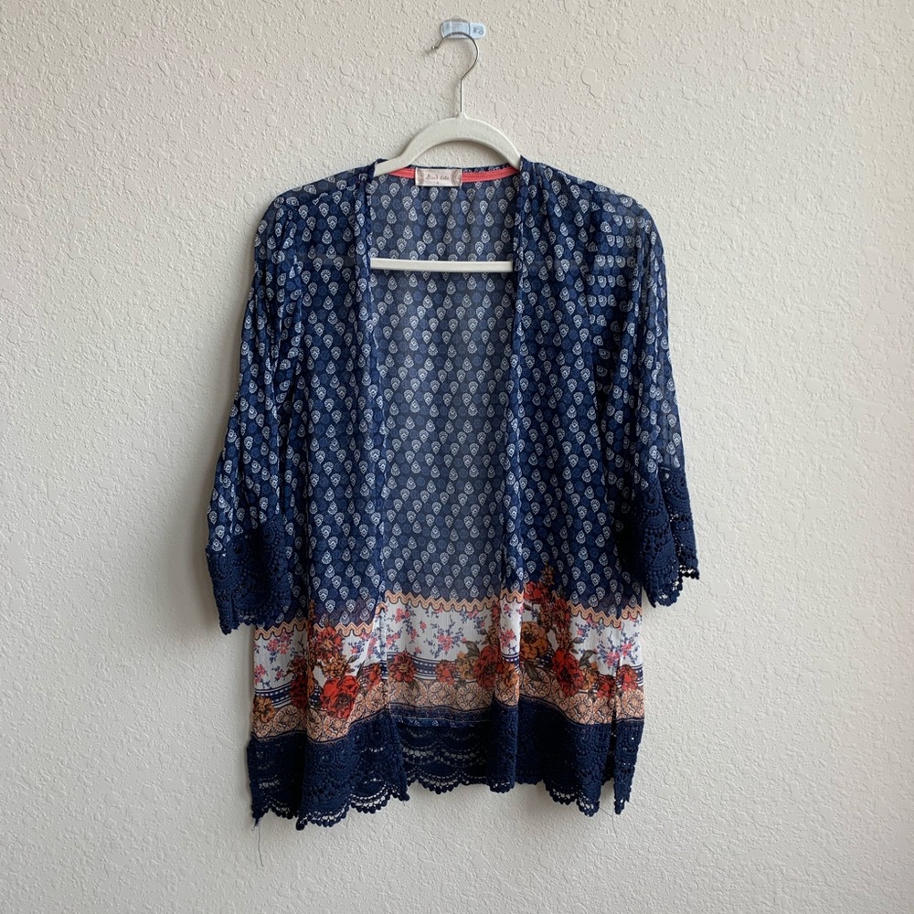 Altar’d State Navy Blue Cover Up!